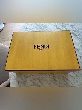 Fendi Yellow Box with Black Logo